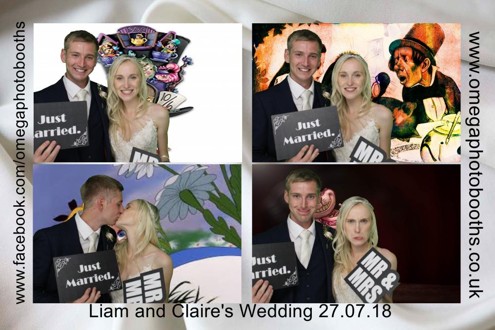 Liam & Claire's Wedding | View more photos from the event at gallery.omegaphotobooths.co.uk/u/Omega-Photobooths/Liam-Claires-Wedding